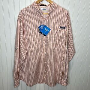 Columbia PFG Super Tamiami Men’s Shirt Size Extra Large New